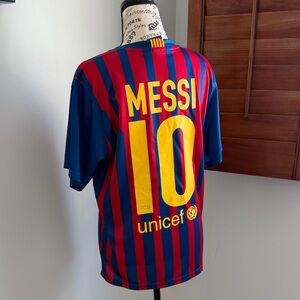 FC Barcelona Striped Soccer Jersey